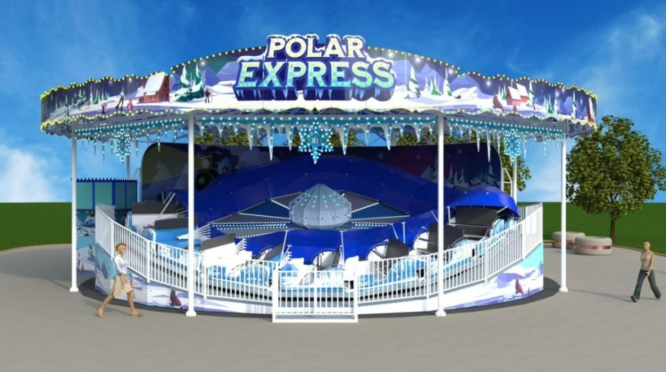 The new Polar Express is replacing the Mulan ride