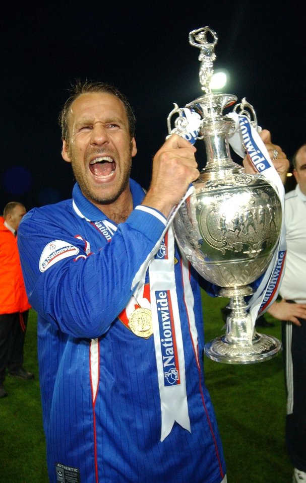 Merson helped Pompey to the Division 1 title