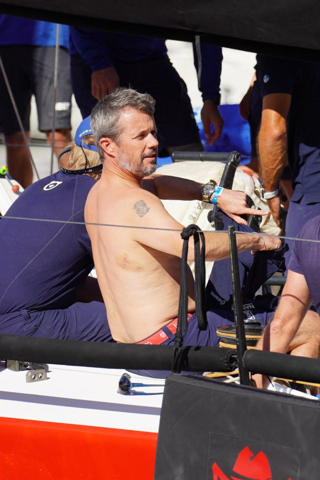 Prince Frederik has tattoos