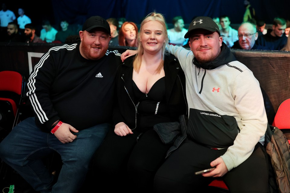 Luke Littler and girlfriend Eloise celebrated his 17th birthday at Misfits boxing