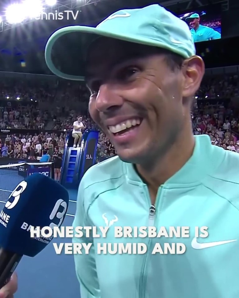 Rafael Nadal was confused by the 'strange' punishment at the Brisbane International