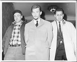 Alvin Brodie (centre) who received a jail sentence