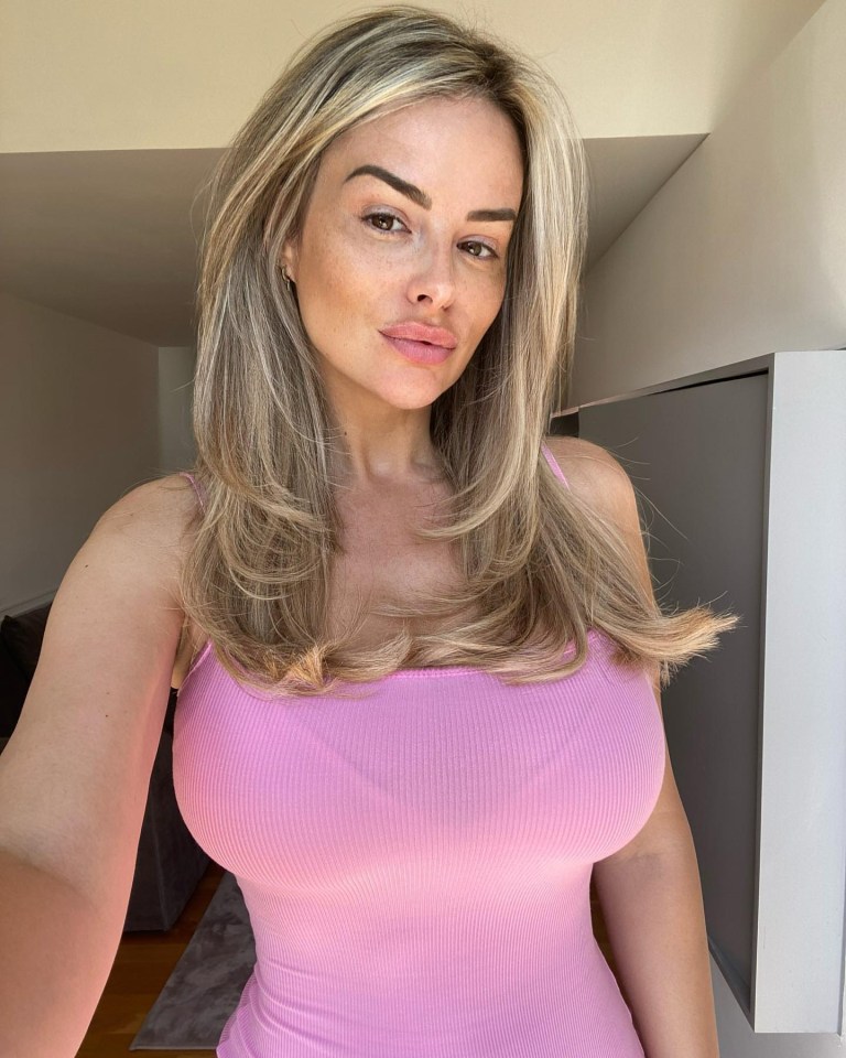 Rhian is embracing the changes to her body, which have seen her bust get even bigger