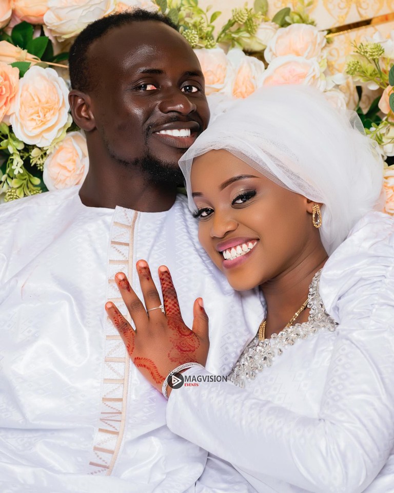 Senegal star Sadio Mane said he's overwhelmed with joy after getting so many congratulations on his marriage with Aisha Tamba