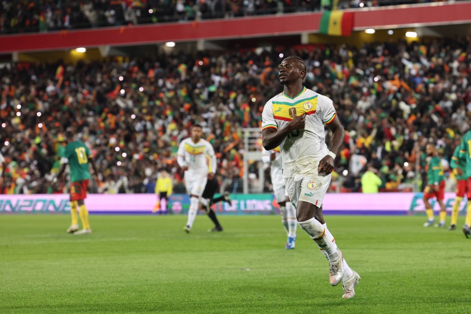 Mane and Senegal landed in Ivory Coast for AFCON on Tuesday night