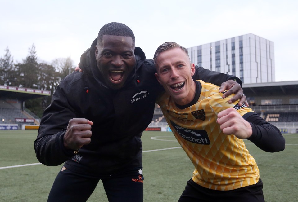 Scorer Corne and manager Elokobi made memories for life