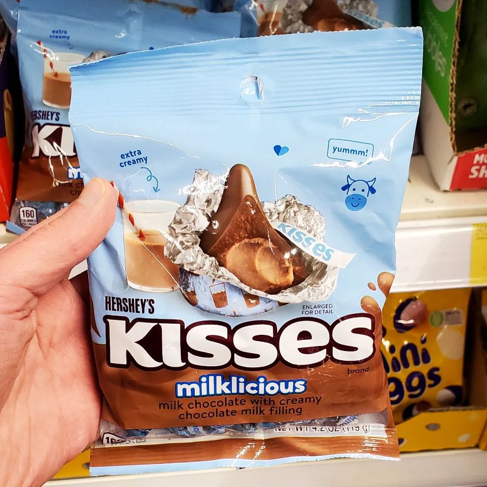 Shoppers have spotted Hershey's Kisses Milklicious in B&M stores for £1.25