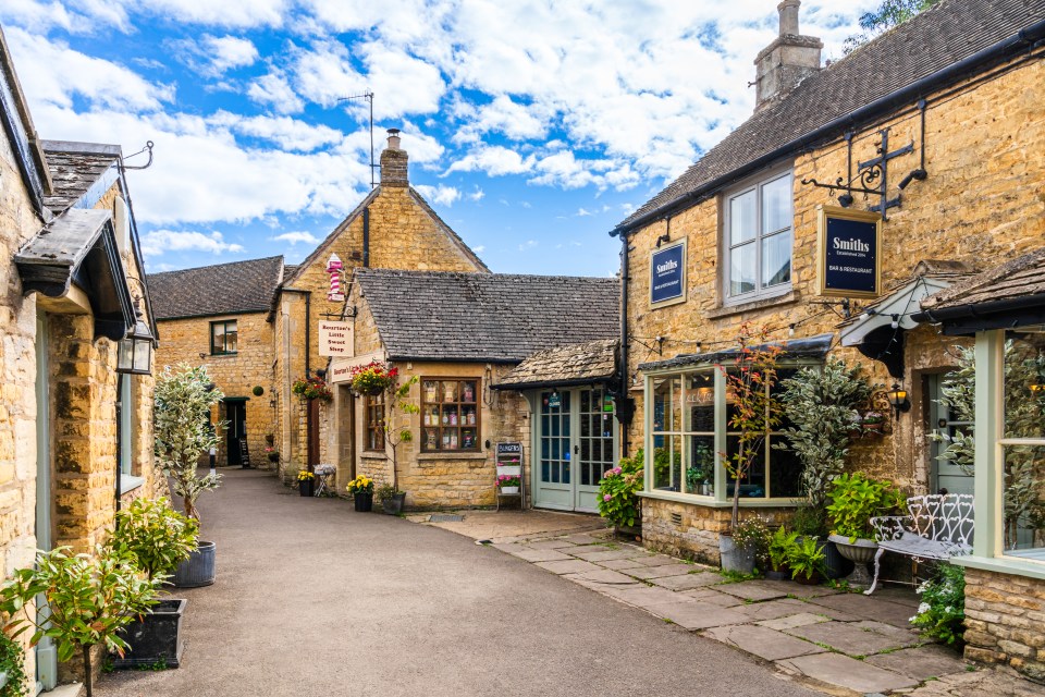 The Cotswolds is a popular day trip for holidaymakers