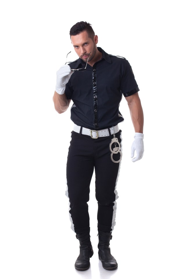 Explore uniforms with power dynamics such as a police officer and defendant