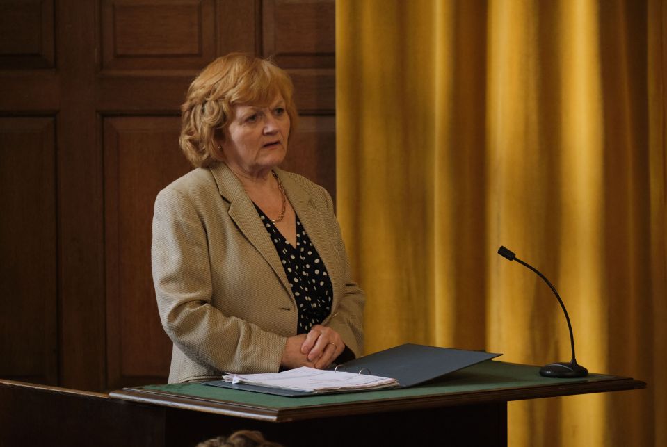 Lesley Nicol as Pam Stubbs in Mr Bates vs the Post Office