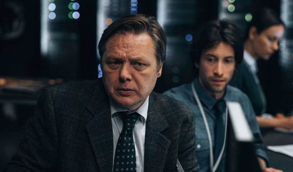 Shaun Dooley as Micahel Rudkin and Matt Ayleigh as George in Mr Bates vs the Post Office