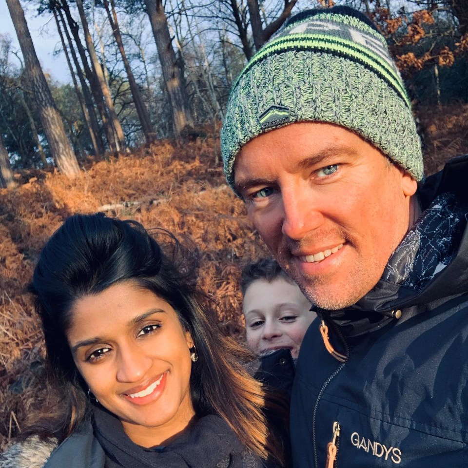 Simon Thomas' wife Derrina is pregnant with their second child