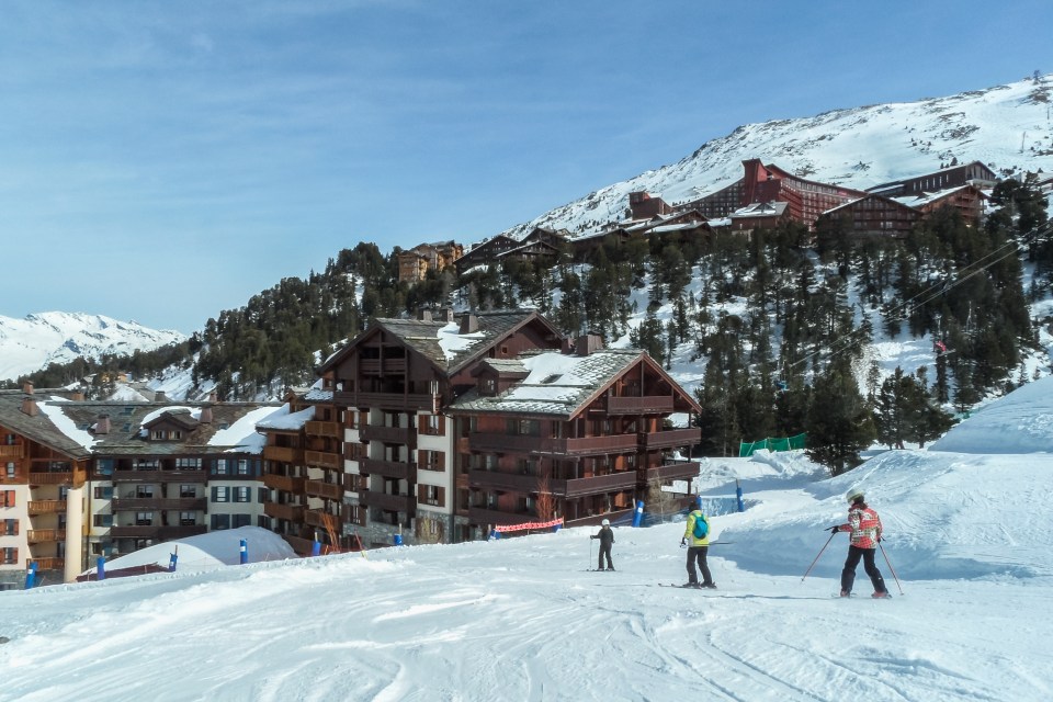 The man died at the popular La Plagne ski resort in France