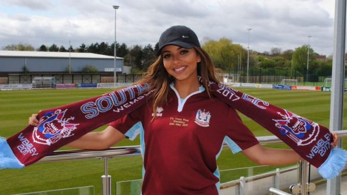 Jade Thirwall was named honorary club president of South Shields FC