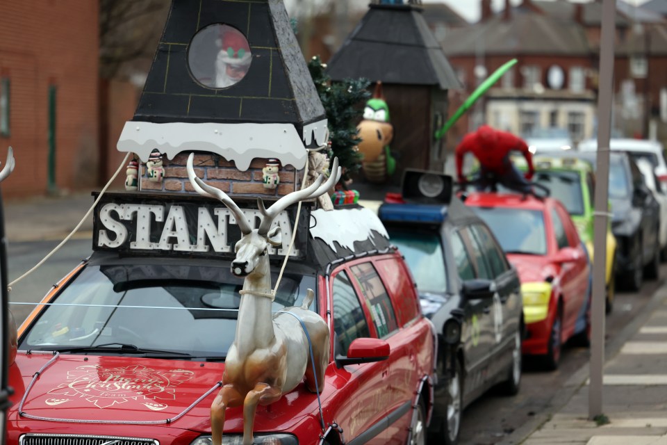 There are also two 'Stanta' cars in his collection