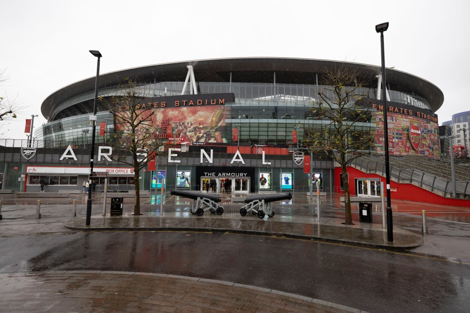 The Gunners moved to their 60,000-seater home from Highbury back in 2006