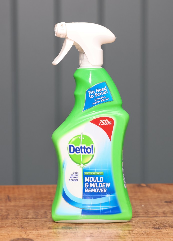 Dettol wasn't the best on mould.