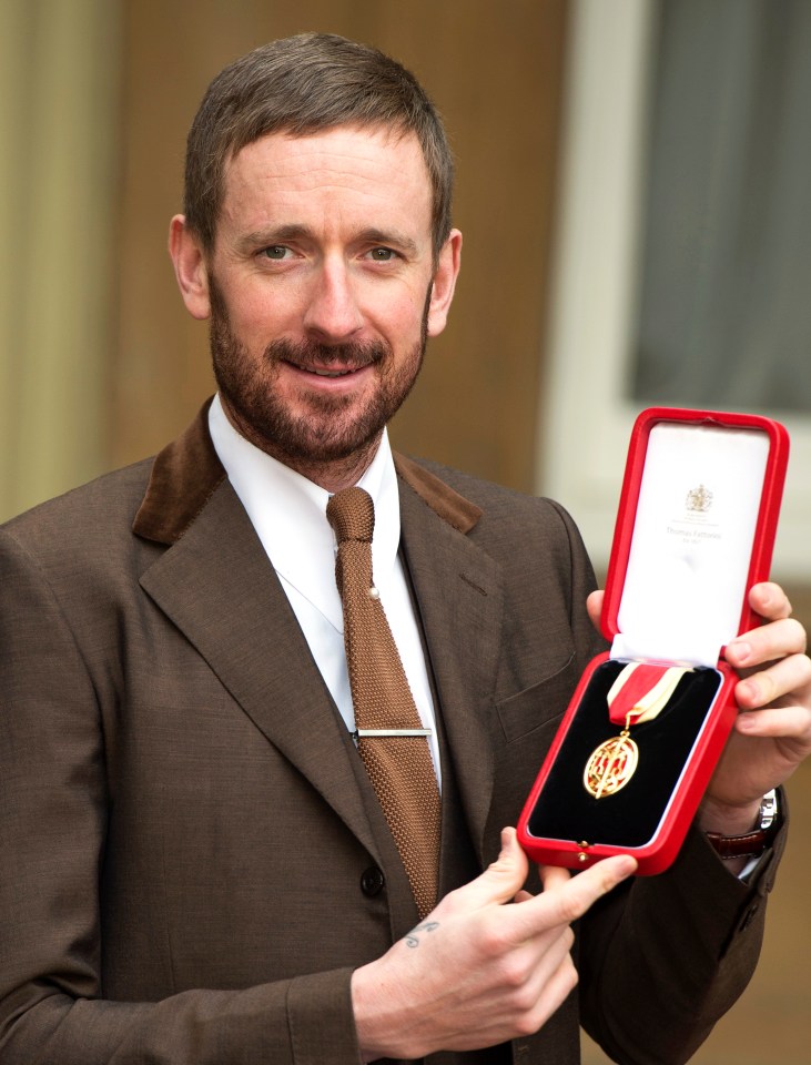 He was awarded his knighthood from the Queen in 2013