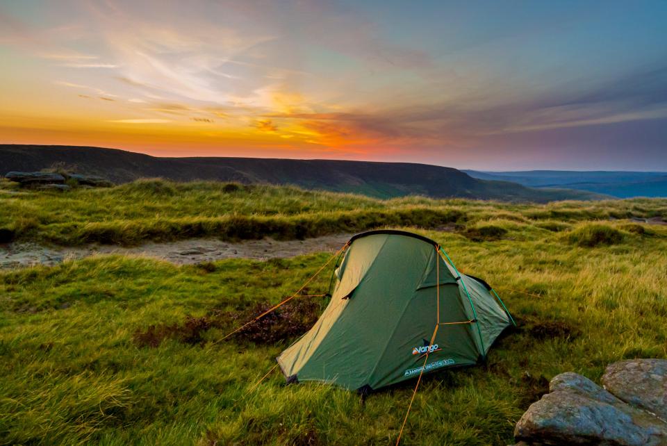 Simon recommends pitching a tent so it faces east