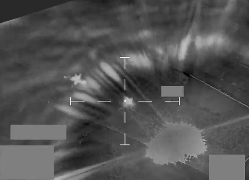 The moment an RAF Typhoon launches a strike on a Houthi target