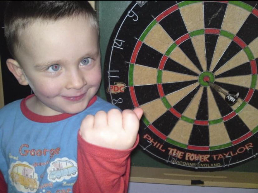 He was bought his first set of magnetic darts as an 18-year-old