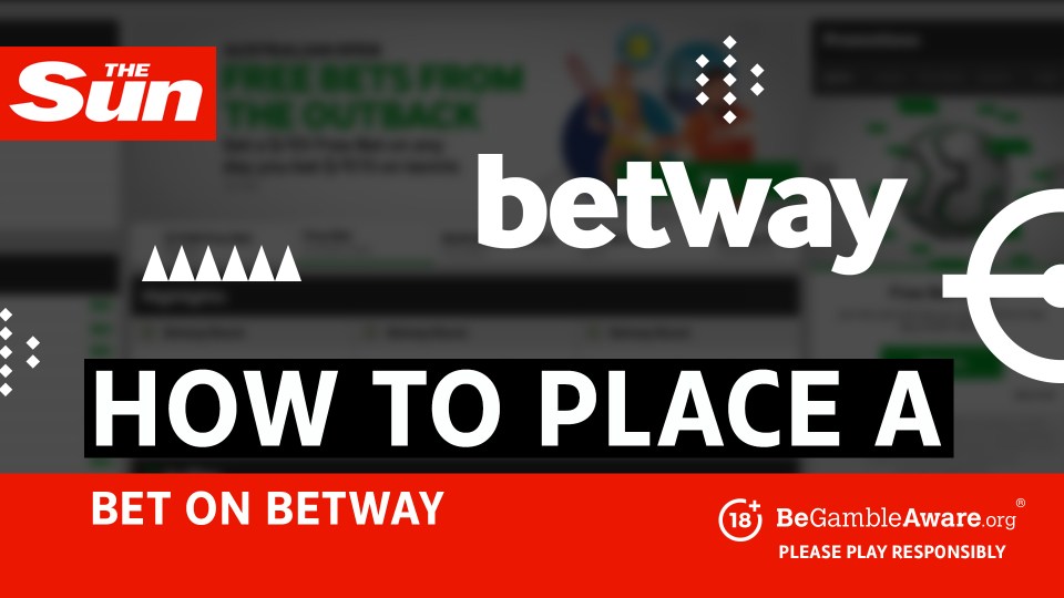 How to register and place a bet with Betway.