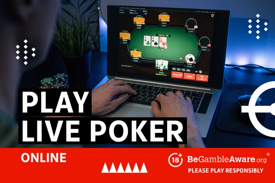 Play live poker online. 18+ BeGambleAware.org Please play responsibly