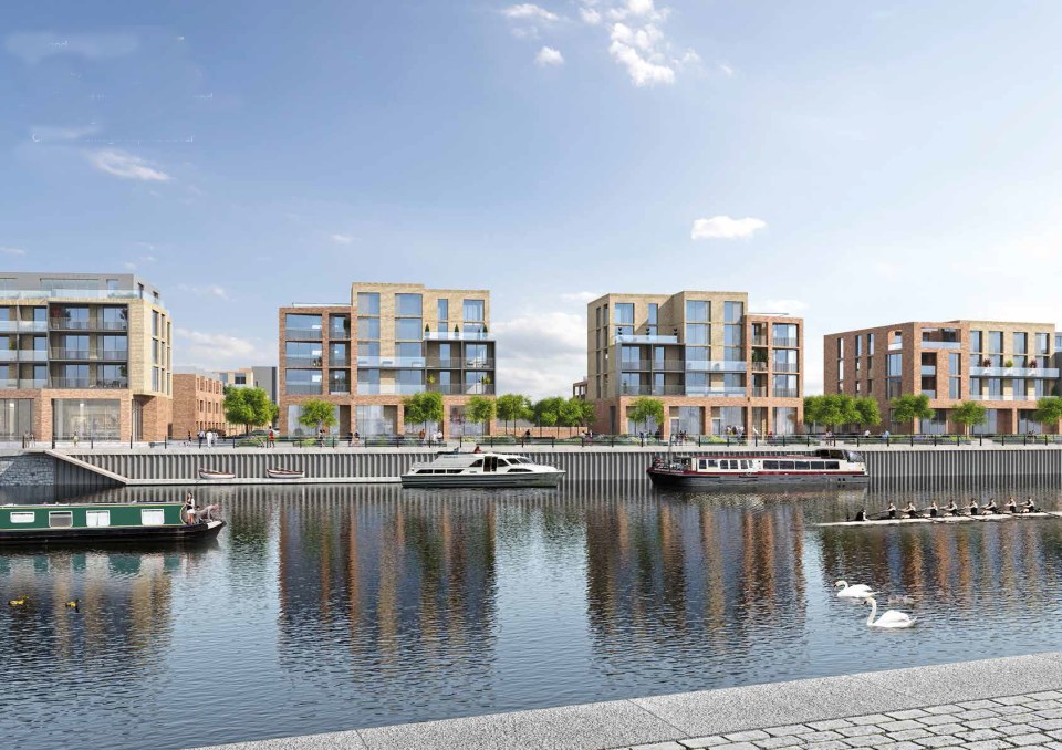 Trent Bridge Quays is a new development in between the two football stadiums