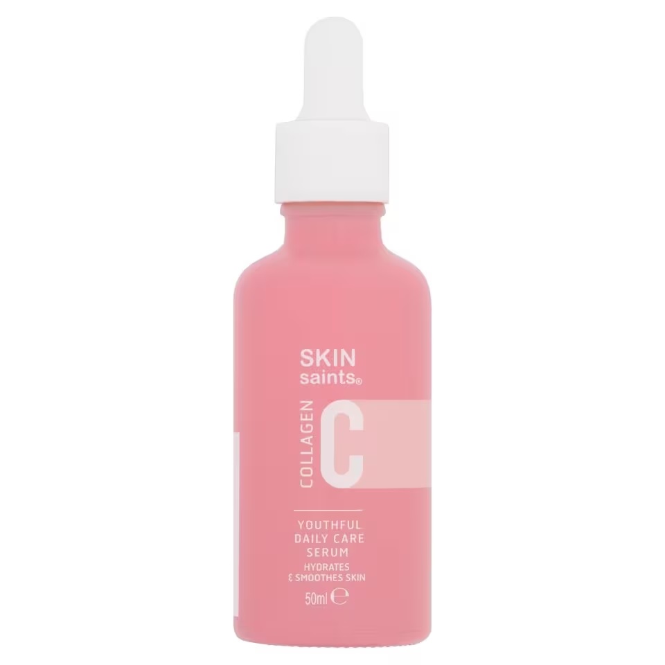 Save over £50 with Skin Saints collagen serum, £4.80, from Tesco