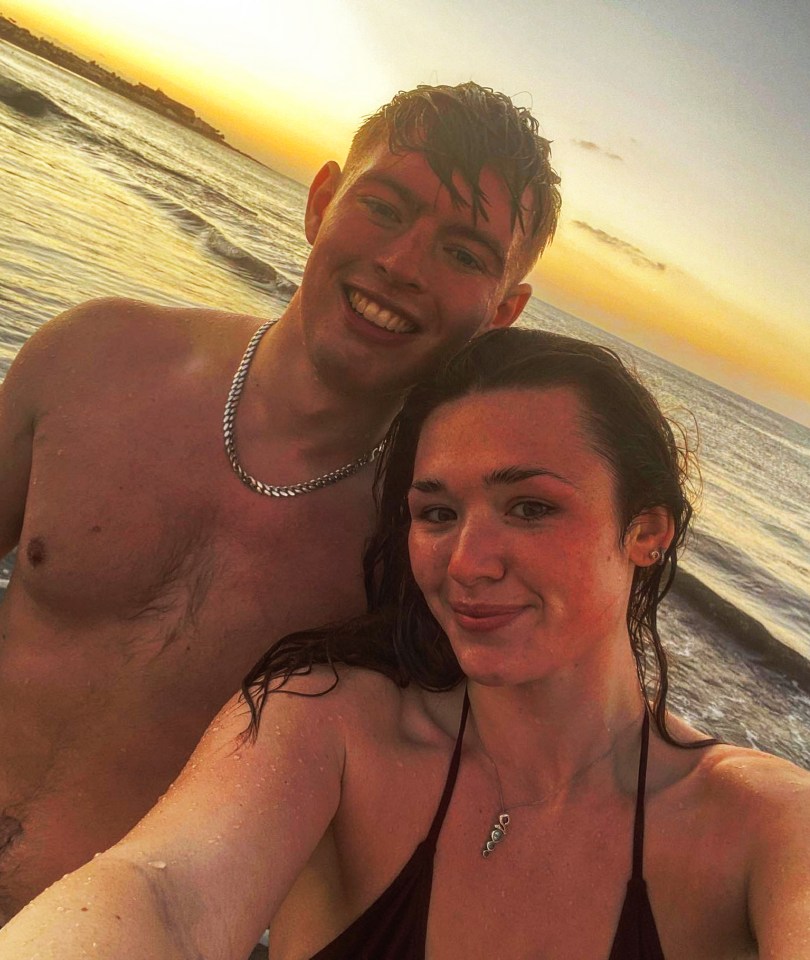 Bobbi Hadgraft and fiancé Will Huyton swapped their London break for a much cheaper trip to Lanzarote