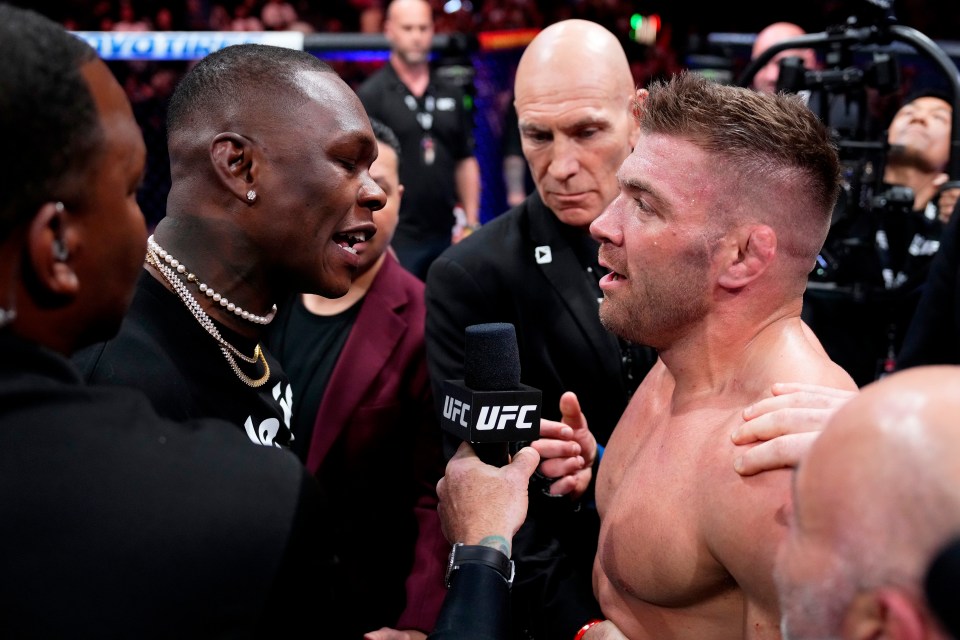 Dricus Du Plessis' comments lead to a heated face-off with Israel Adesanya