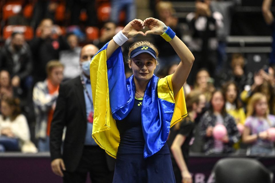 Yastremska continues to send her love to her homeland