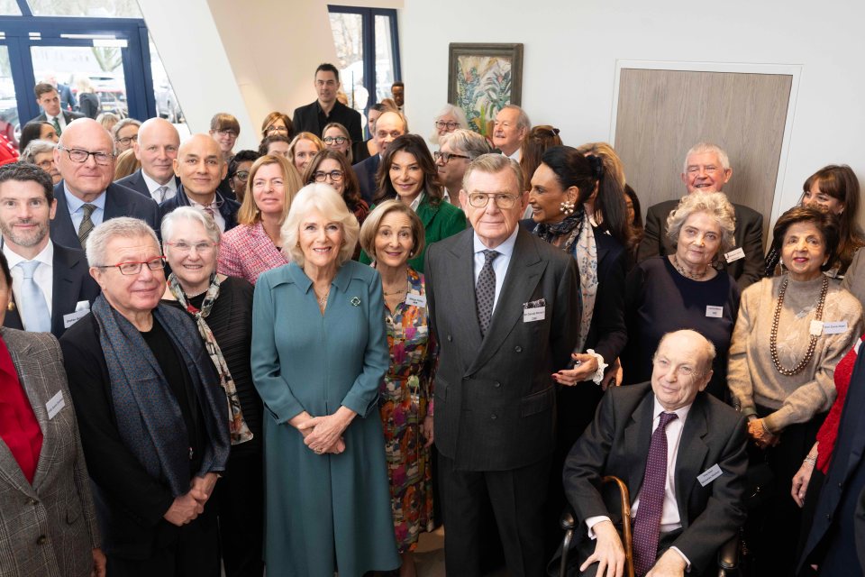 Camilla during her visit to London's Royal Free Hospital