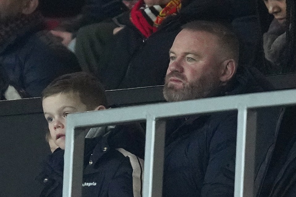 Man Utd legend Rooney watched on as his former club drew 2-2 with Tottenham