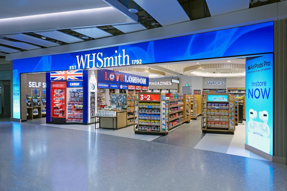 WH Smith plans to open 110 new shops this year in airports, railway stations and hospitals