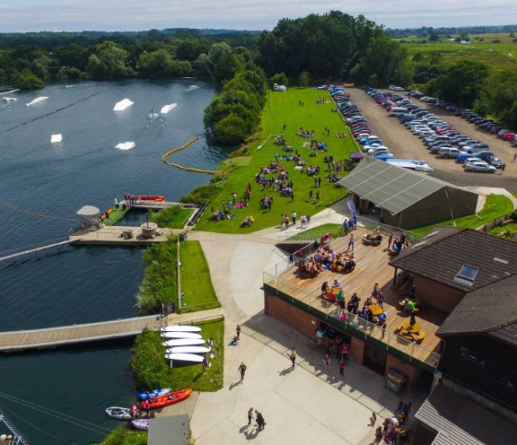 The biggest floating aqua park in the UK is set to reopen this summer