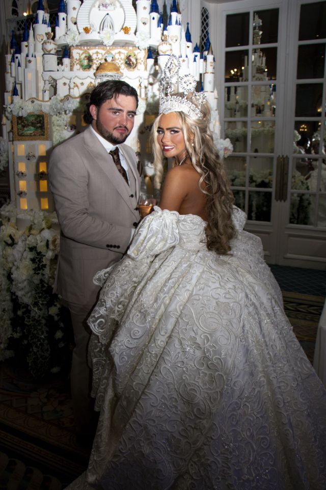 Madeline Burton married her childhood sweetheart Patrick with their reception in a ballroom at the Savoy on the Strand in London