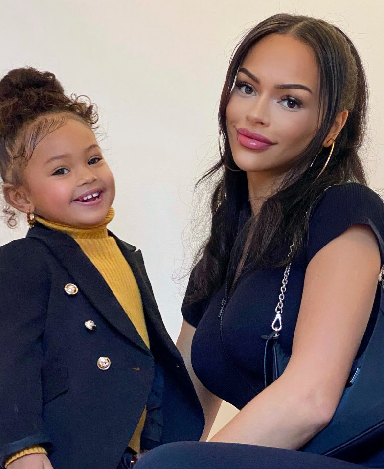 Laurell Ameen has spent £10,000 on her daughter Anaiyah's wardrobe