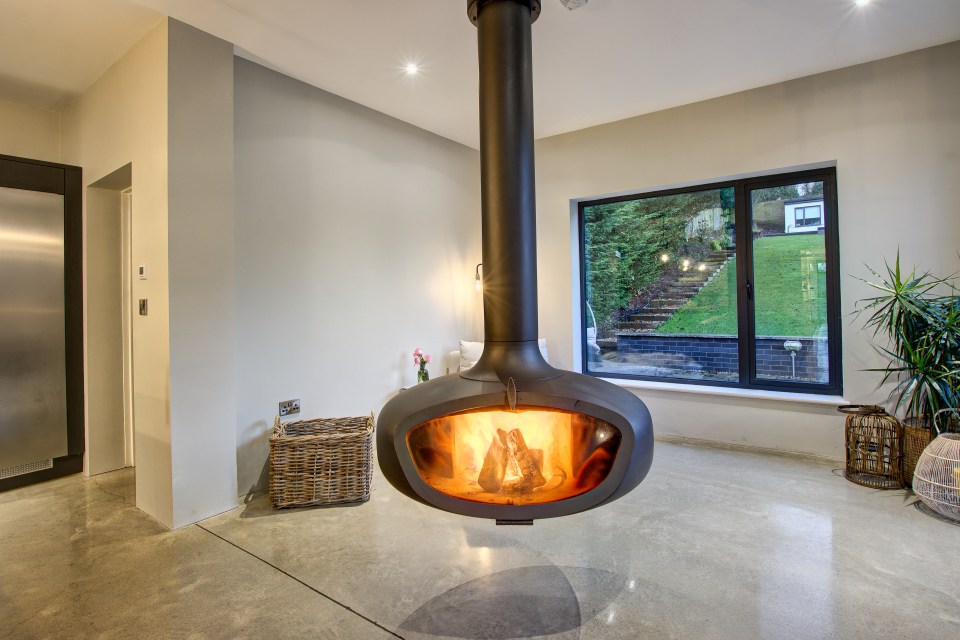 There is a bespoke fireplace for the new owners to enjoy