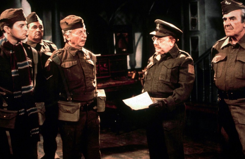 Dad's Army - which followed the exploits of the home guard during WWII - ran for nine series between 1968 and 1977