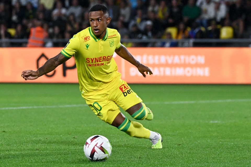 He spent the first part of this season on loan at Nantes