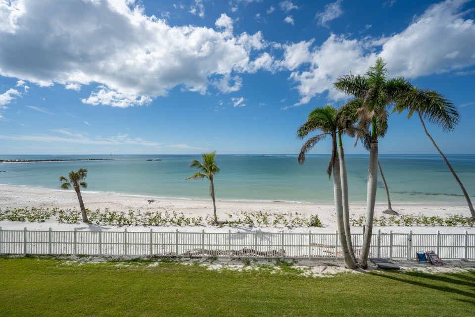 View of the beach in Naples from the property