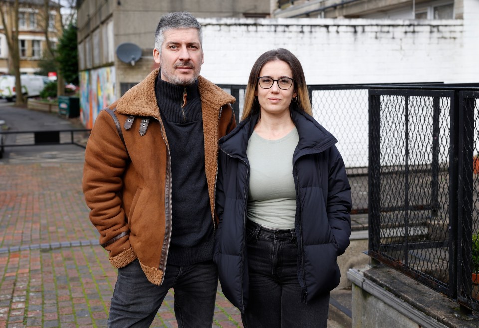 Joana Zenunllari and her husband Adrian Doka