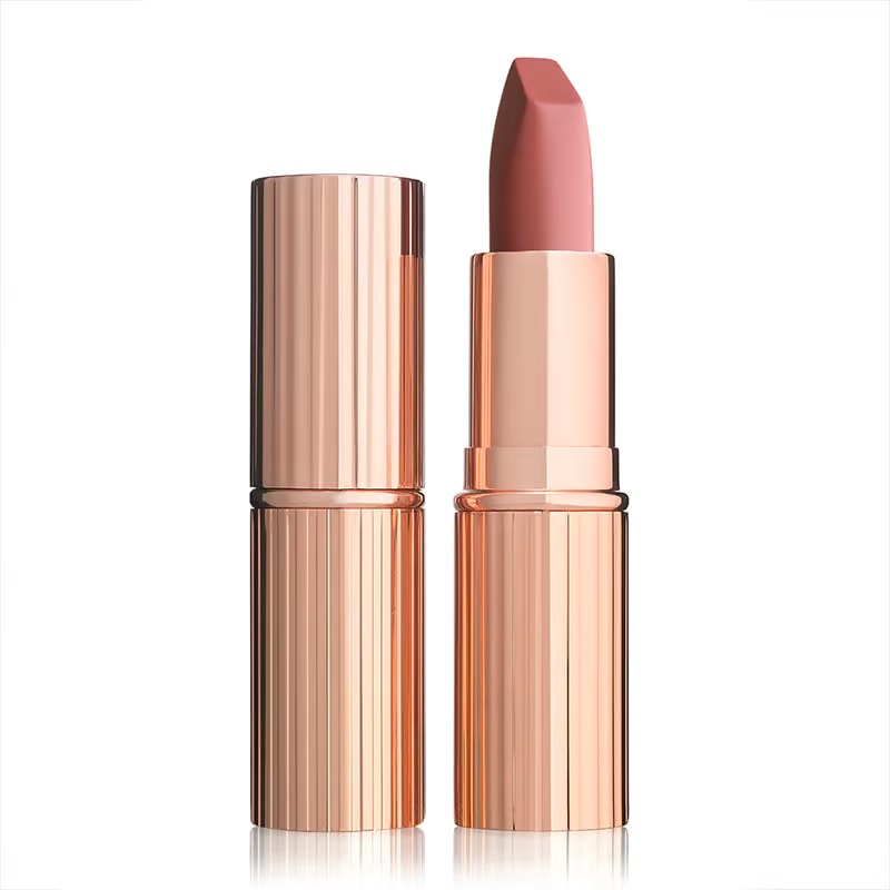 Charlotte Tilbury’s pillow talk lipstick, £27, from sephora.co.uk