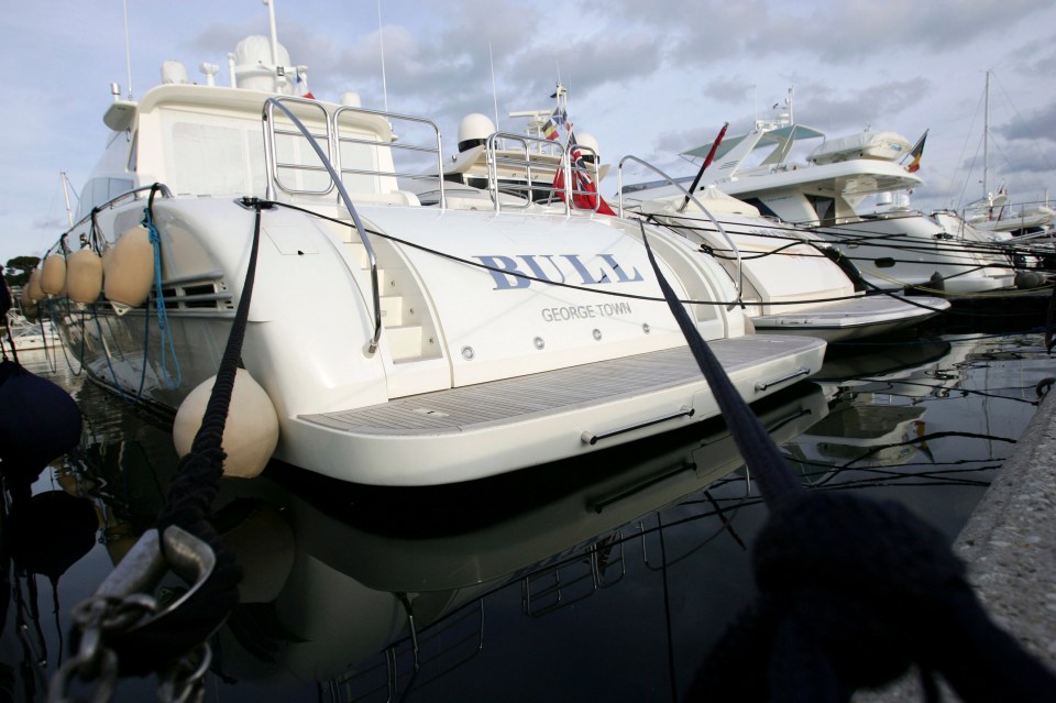 Bernie's £3.4million superyacht was called 'The Bull' in a nod to the market