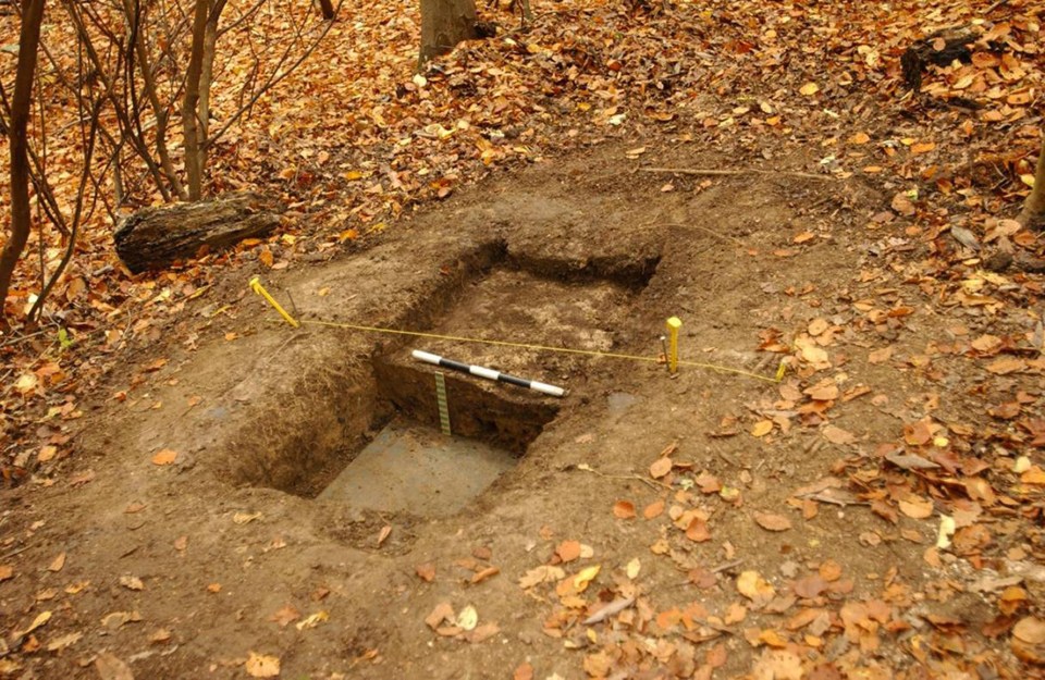 Brown had pre-dug a grave in Windsor Great Park