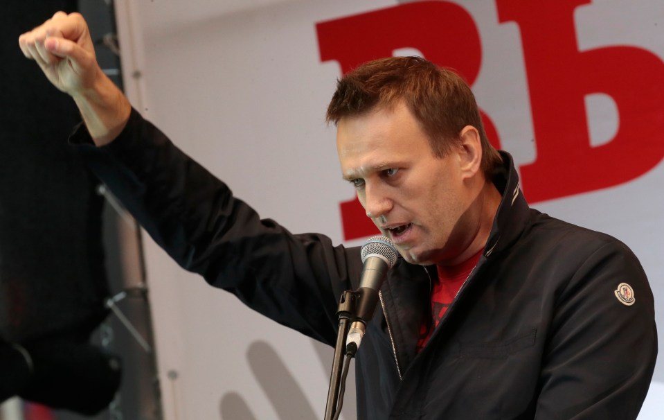 Navalny was one of Putin’s direct rivals for his anti-Kremlin views and soaring popularity in Russia