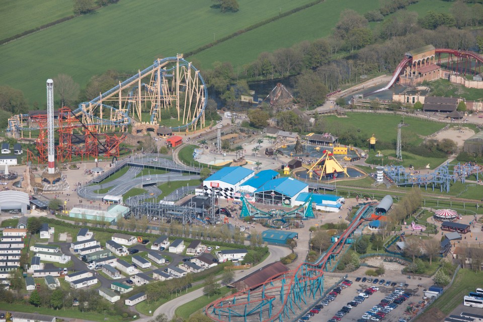 Flamingo Land is behind the new resort (pictured)