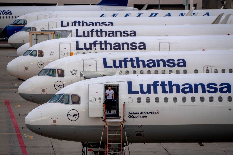 Lufthansa has warned that only 10-20 per cent of its flights will be able to take off