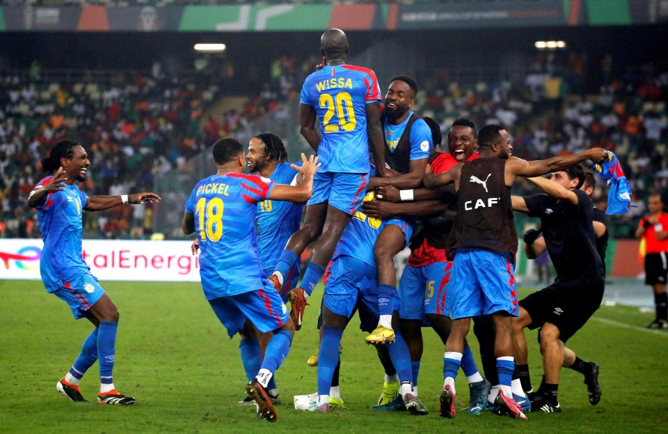 Masuaku celebrated with his teammates